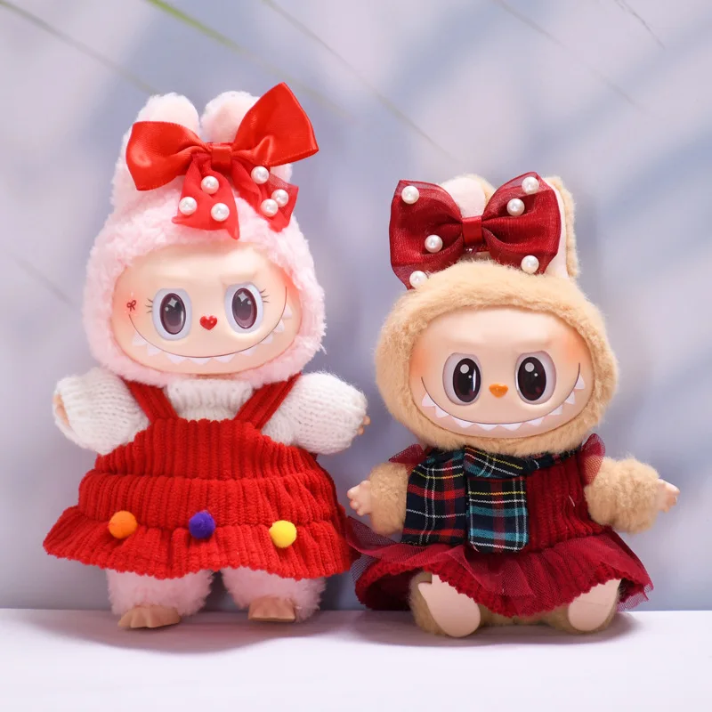 First And Second Generation Labubu Fabric Pendant Clothes Bow Patterned Scarf Set Labubu Plush Baby Clothes Dolls Accessories
First And Second Generation Labubu Fabric Pendant Clothes Bow Patterned Scarf Set Labubu Plush Baby Clothes Dolls Accessories