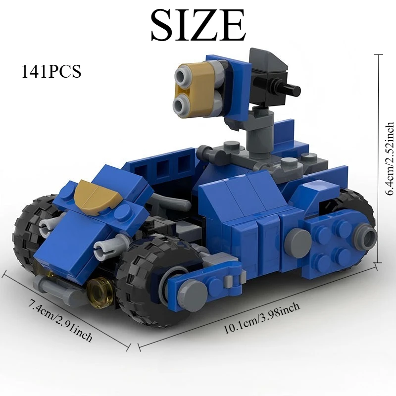 141PCS All-Terrain Invader Vehicle - MOC Combat Mech Building Kit for Teens & Adults, Modular DIY Gift with Guide
141PCS All-Terrain Invader Vehicle - MOC Combat Mech Building Kit for Teens & Adults, Modular DIY Gift with Guide