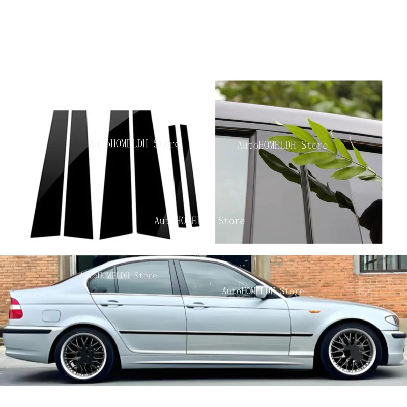 6PCS Glossy Black Pillar Posts Fit For BMW E46 4-door sedan1998-2005 Window Moulding B C Center Sticker Cover Silver Carbon
6PCS Glossy Black Pillar Posts Fit For BMW E46 4-door sedan1998-2005 Window Moulding B C Center Sticker Cover Silver Carbon