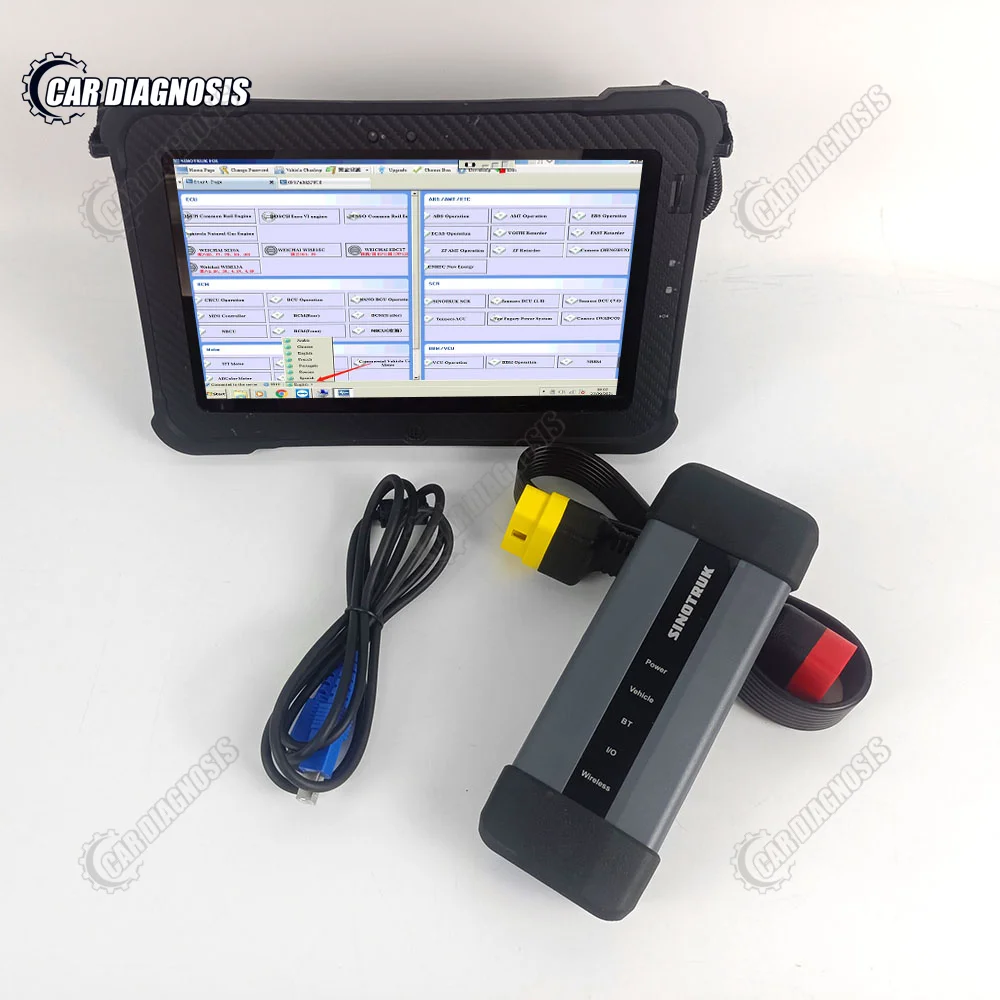 Диагностический комплект для Sinotruck HOWO SHACMAN WeiChai OBD, диагностический комплект DENSO common rail engine для Sinotruck, диагностический инструмент + планшет Xplore
Диагностический комплект для Sinotruck HOWO SHACMAN WeiChai OBD, диагностический комплект DENSO common rail engine для Sinotruck, диагностический инструмент + планшет Xplore