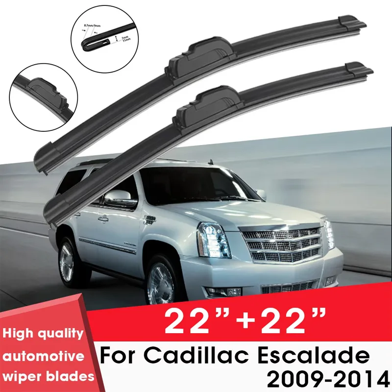 Car Wiper Blade Blades For Cadillac Escalade 2009-2014 22"+ 22" Windshield Windscreen Clean Naturl Rubber Car Wipers Accessories
Car Wiper Blade Blades For Cadillac Escalade 2009-2014 22"+ 22" Windshield Windscreen Clean Naturl Rubber Car Wipers Accessories