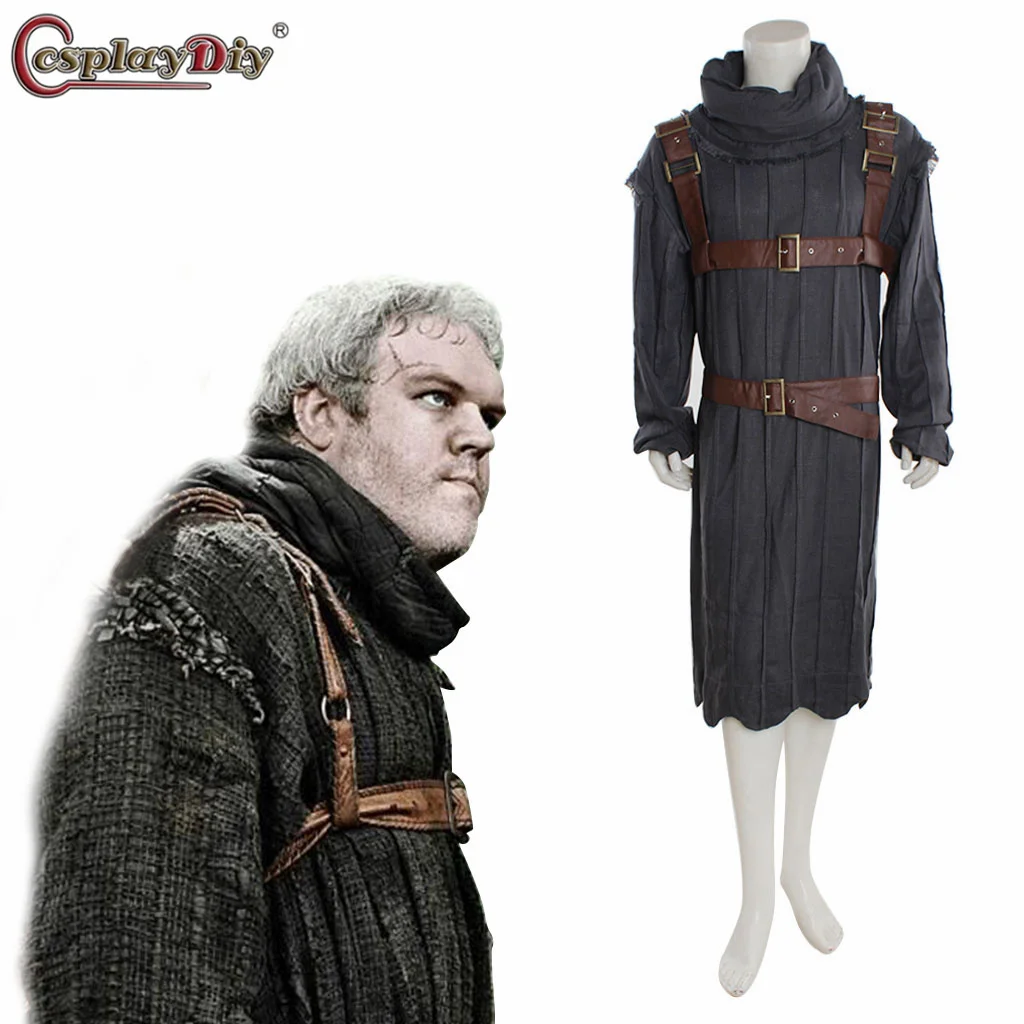 Hodor Cosplay Wylis Costume Man's Robe Belt Suit Halloween Party Show Black Outfit
Hodor Cosplay Wylis Costume Man's Robe Belt Suit Halloween Party Show Black Outfit