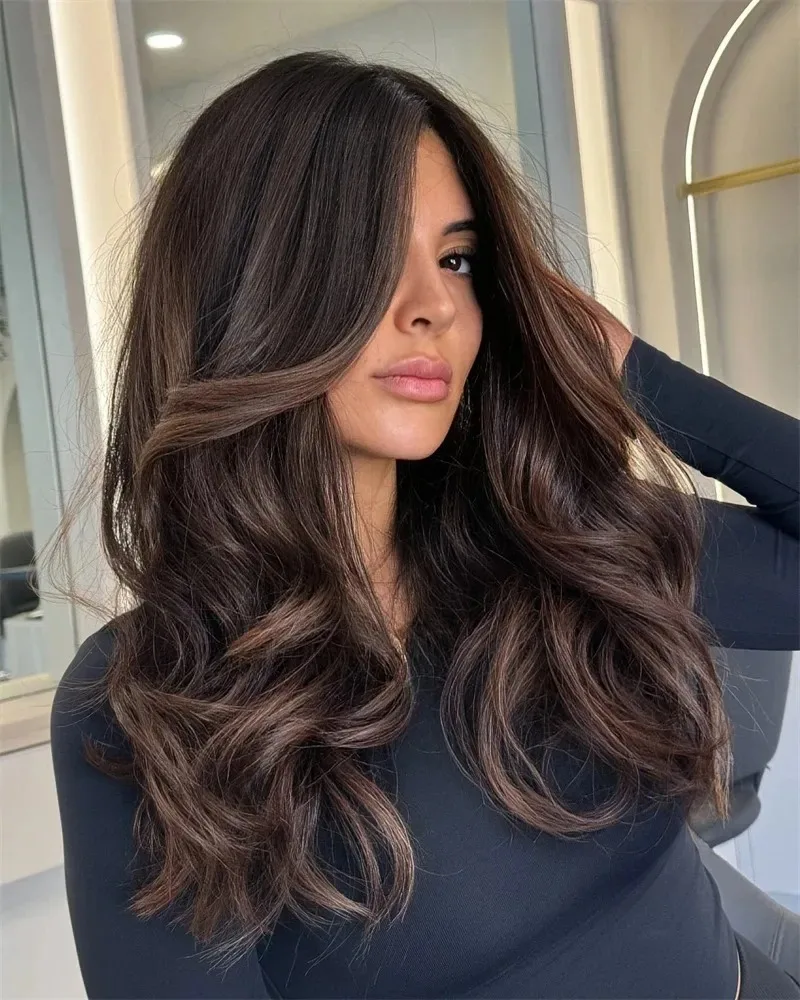 Ombre Brown Blonde 13x4 HD Lace Wig Highlights Synthetic Blend Wigs Body Wave Lace Front Wig Preplucked Hairline Daily For Women
Ombre Brown Blonde 13x4 HD Lace Wig Highlights Synthetic Blend Wigs Body Wave Lace Front Wig Preplucked Hairline Daily For Women