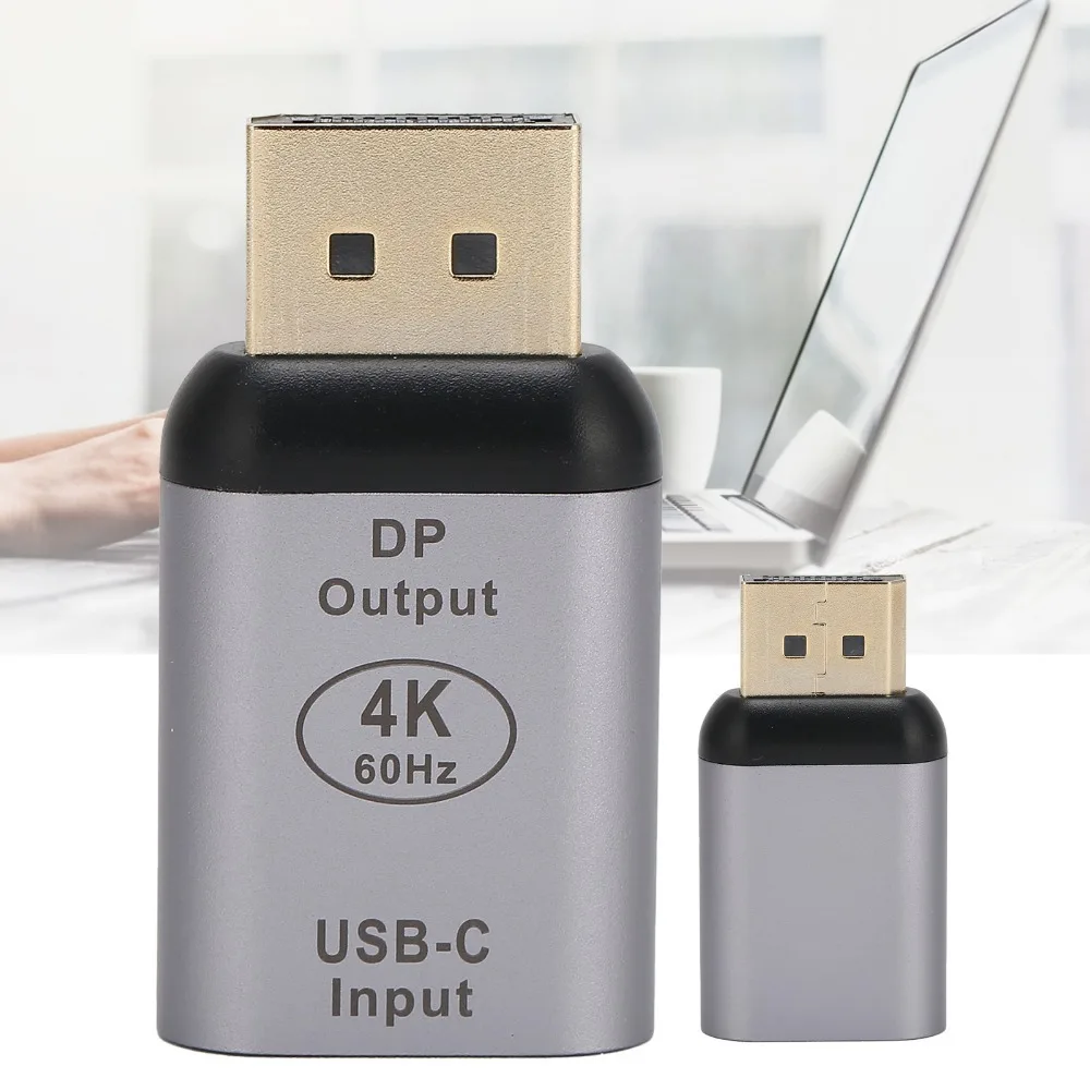 Space-saving 4K 60Hz Type C Female to DP Male Adapter Plug and Play Aluminum Alloy USB C to DP Adapter Video Converter Notebook
Space-saving 4K 60Hz Type C Female to DP Male Adapter Plug and Play Aluminum Alloy USB C to DP Adapter Video Converter Notebook