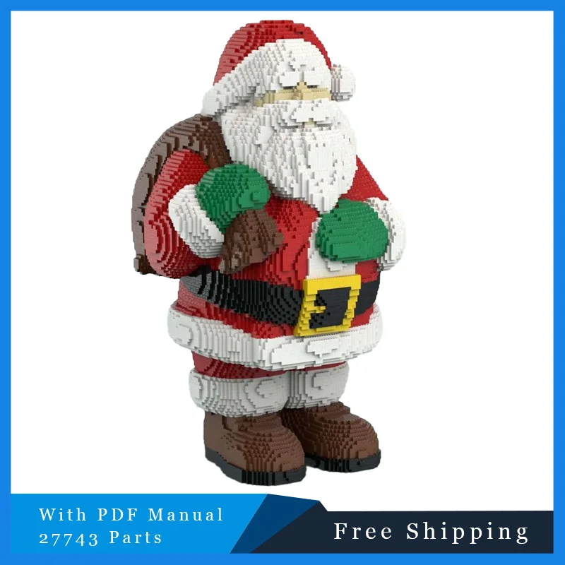 27743 шт. MOC знаменитая скульптура строительные блоки Санта-Клаус модульная модель образовательная DIY сборка игрушки набор для детей праздничный подарок
27743 шт. MOC знаменитая скульптура строительные блоки Санта-Клаус модульная модель образовательная DIY сборка игрушки набор для детей праздничный подарок