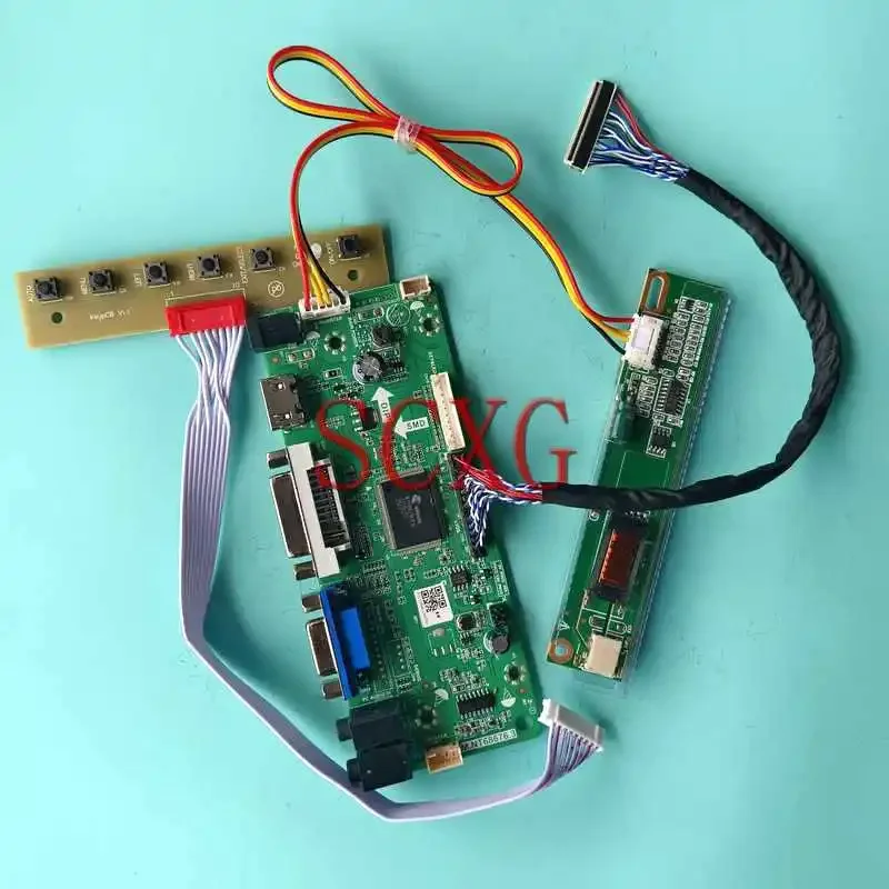 LCD Display Panel Driver Controller Board Fit B154EW04 B154EW08 DIY Kit VGA DVI HDMI-Compatible 30 Pin LVDS 1280*800 1CCFL 15.4"
LCD Display Panel Driver Controller Board Fit B154EW04 B154EW08 DIY Kit VGA DVI HDMI-Compatible 30 Pin LVDS 1280*800 1CCFL 15.4"