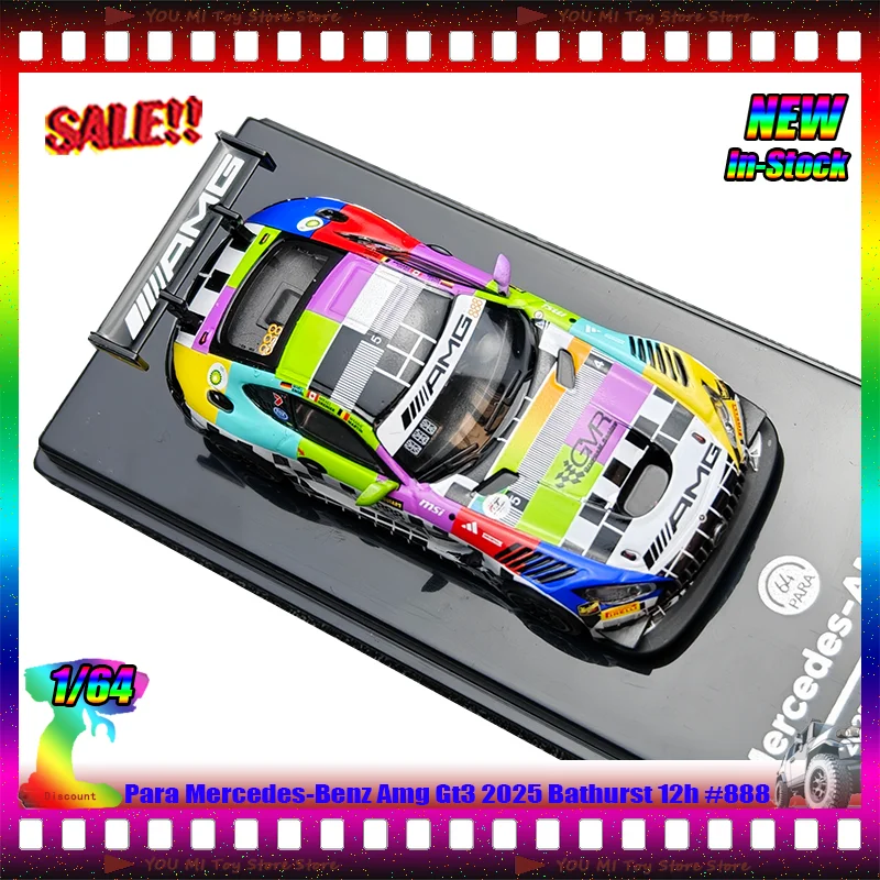 New Mercedes-Benz Amg Gt3 2025 Bathurst 12h #888 Alloy Die-Cast Car Model 1:64 Scale Custom Collectible Miniature Toys For Gifts
New Mercedes-Benz Amg Gt3 2025 Bathurst 12h #888 Alloy Die-Cast Car Model 1:64 Scale Custom Collectible Miniature Toys For Gifts