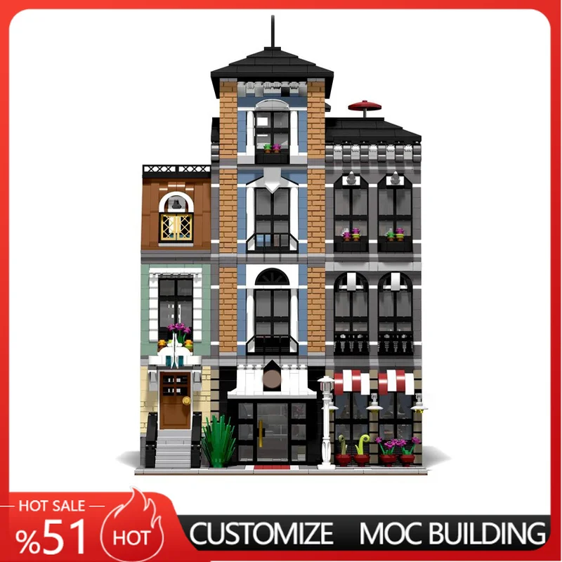 NEW 3760Parts Modular City Street View Hotel Model Building Blocks DIY Assembly Educational Toy Home Decor Birthday Gift For Boy
NEW 3760Parts Modular City Street View Hotel Model Building Blocks DIY Assembly Educational Toy Home Decor Birthday Gift For Boy