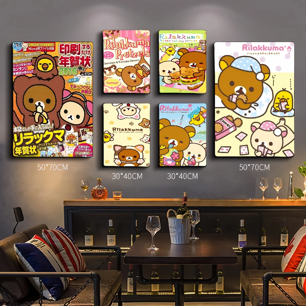 Cartoon Rilakkuma Anime Posters Sticky HD Quality Wall Art Retro Posters For Home Kawaii Room Decor
Cartoon Rilakkuma Anime Posters Sticky HD Quality Wall Art Retro Posters For Home Kawaii Room Decor