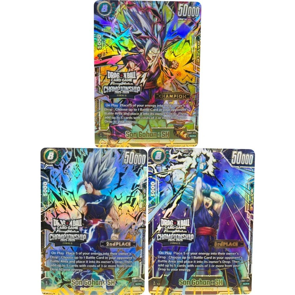 Коллекционные карточки Dragon Ball DIY 2025-2026 CHAMPIONSHIP Son Gohan CHAMPION, высококачественные самодельные игровые карты, подарок, игрушка
Коллекционные карточки Dragon Ball DIY 2025-2026 CHAMPIONSHIP Son Gohan CHAMPION, высококачественные самодельные игровые карты, подарок, игрушка
