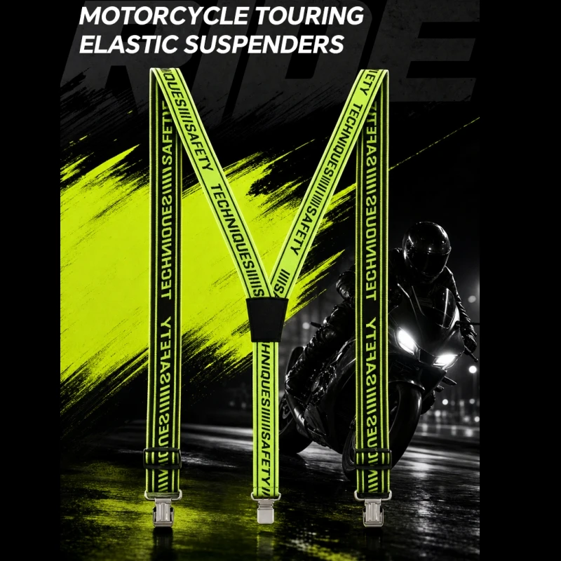 Heavy Duty Pant Suspenders Adjustable Y Back Braces for Motorcycle Racing Snow Ski Moto Pants M-L
Heavy Duty Pant Suspenders Adjustable Y Back Braces for Motorcycle Racing Snow Ski Moto Pants M-L
