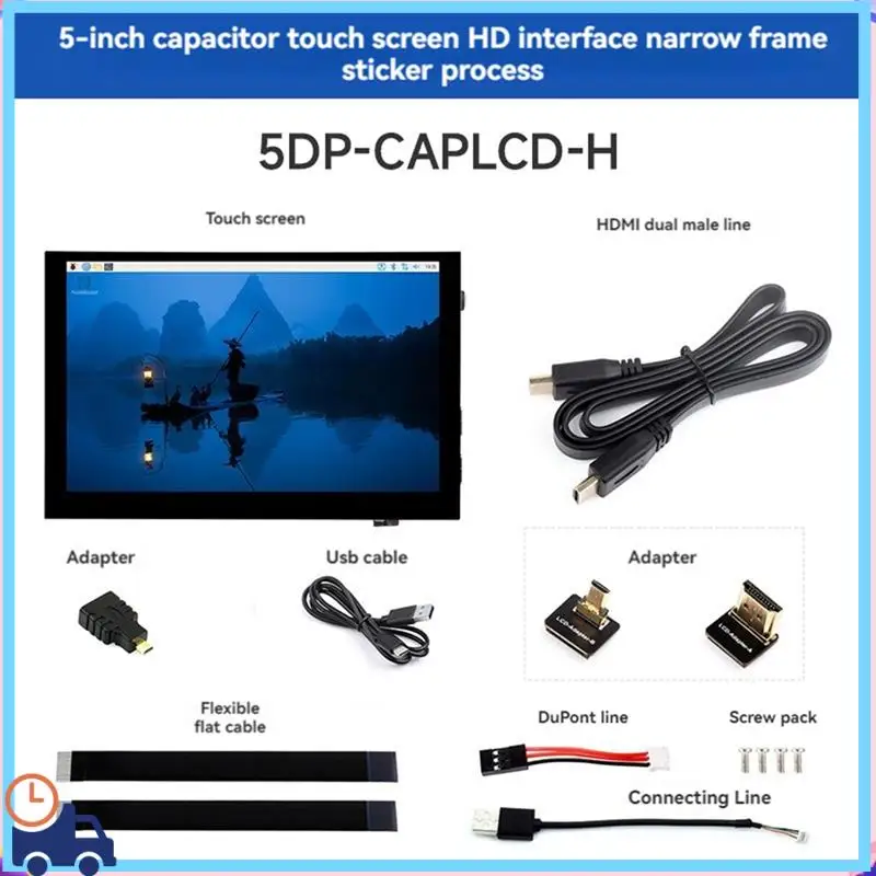 Latest 5Inch Capacitive Touch Screen IPS 1024X600 HD -Compatible For Raspberry Pi/Jetson Series Motherboard/PC Screen
Latest 5Inch Capacitive Touch Screen IPS 1024X600 HD -Compatible For Raspberry Pi/Jetson Series Motherboard/PC Screen