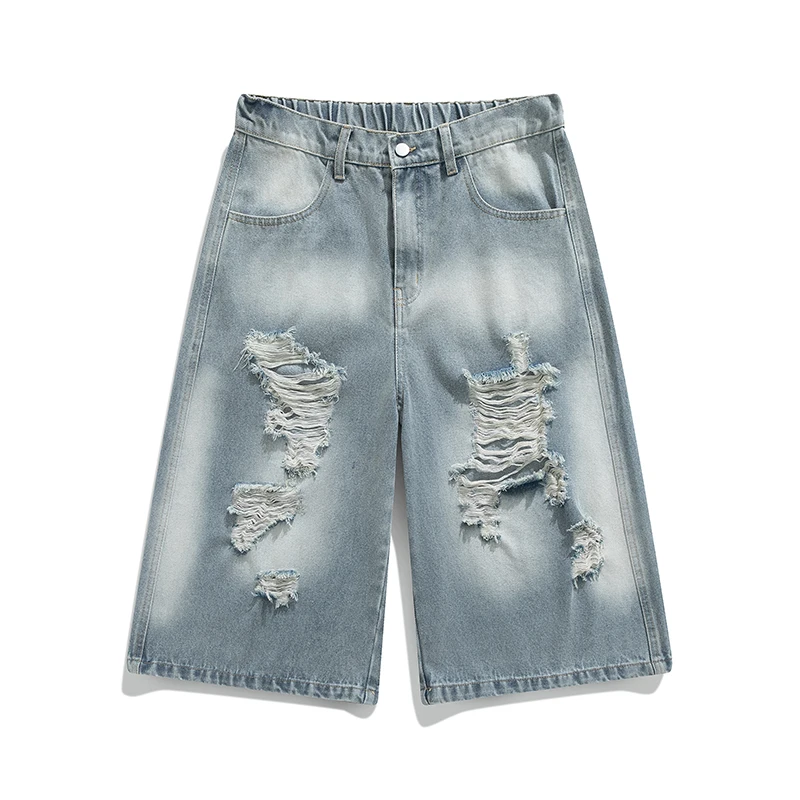Summer Outdoor Cycling Sports and Leisure Five Quarter Shorts for Men Fashionable Versatile Loose Elastic and Breathable Jeans
Summer Outdoor Cycling Sports and Leisure Five Quarter Shorts for Men Fashionable Versatile Loose Elastic and Breathable Jeans