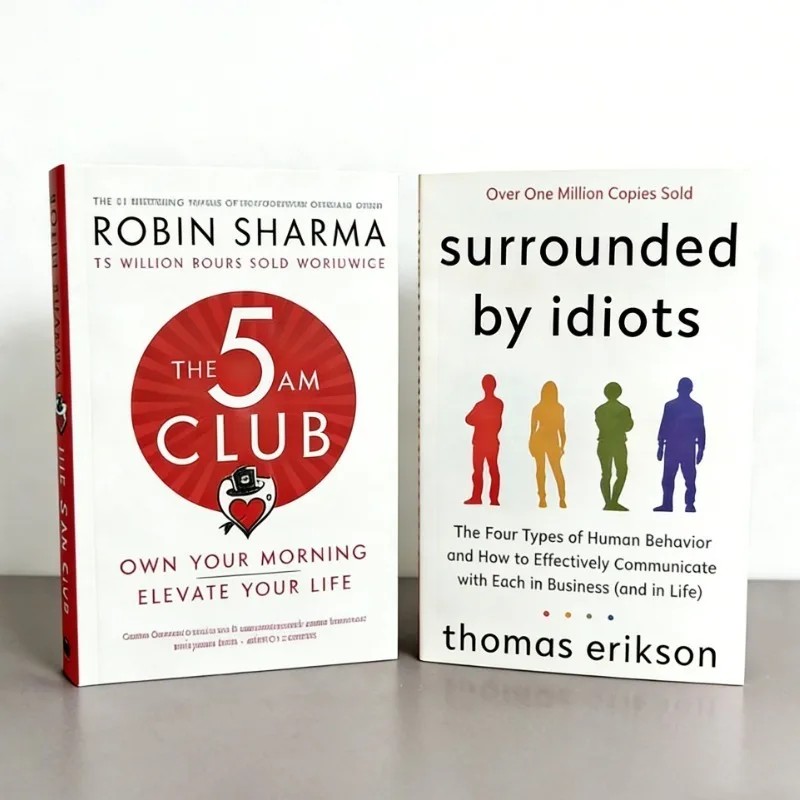 Набор для личностного роста: «Клуб 5 утра» («Управляй своим утром»), «Окруженный идиотами» (Типы личности, навыки общения), книги на английском языке.
Набор для личностного роста: «Клуб 5 утра» («Управляй своим утром»), «Окруженный идиотами» (Типы личности, навыки общения), книги на английском языке.