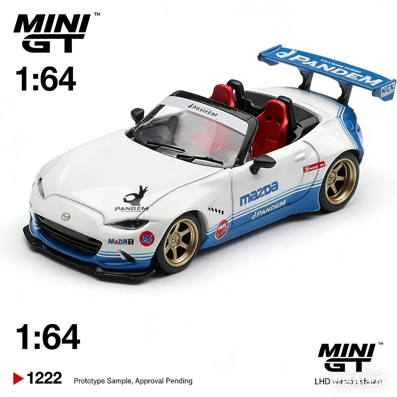 Модель автомобиля MINI GT 1:64 Mazda MX-5 (ND) Pandem IMSA из литого сплава, подарок для мальчиков на праздник, коллекционный предмет для взрослых, украшение для дома.
Модель автомобиля MINI GT 1:64 Mazda MX-5 (ND) Pandem IMSA из литого сплава, подарок для мальчиков на праздник, коллекционный предмет для взрослых, украшение для дома.