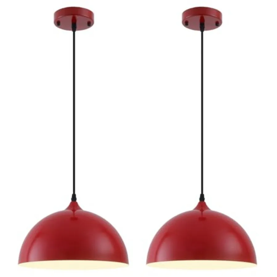 Farmhouse Pendant Light 11.8inches 2 PacksKitchen Pendant Lights Industrial Pendant Light Pendant Lights Kitchen Island for Liv
Farmhouse Pendant Light 11.8inches 2 PacksKitchen Pendant Lights Industrial Pendant Light Pendant Lights Kitchen Island for Liv