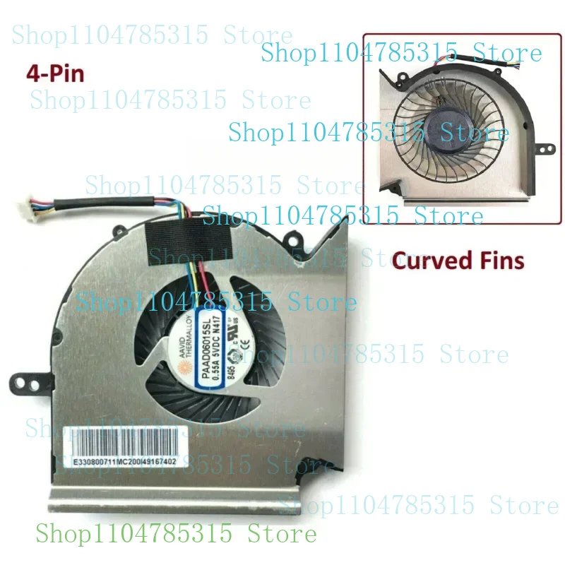 Новый вентилятор охлаждения процессора для MSI MS-16P5 MS-16P7 MS-17C1 MS-17E7 MS-17E2
Новый вентилятор охлаждения процессора для MSI MS-16P5 MS-16P7 MS-17C1 MS-17E7 MS-17E2