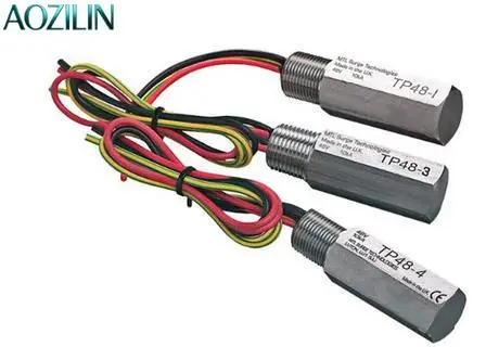 AOZILIN TP48-3-N-NDI Industrial Process SPD Stainless Steel Housing Surge Protector 1/2"NPT Thread For 3-Wire Transmitter
AOZILIN TP48-3-N-NDI Industrial Process SPD Stainless Steel Housing Surge Protector 1/2"NPT Thread For 3-Wire Transmitter