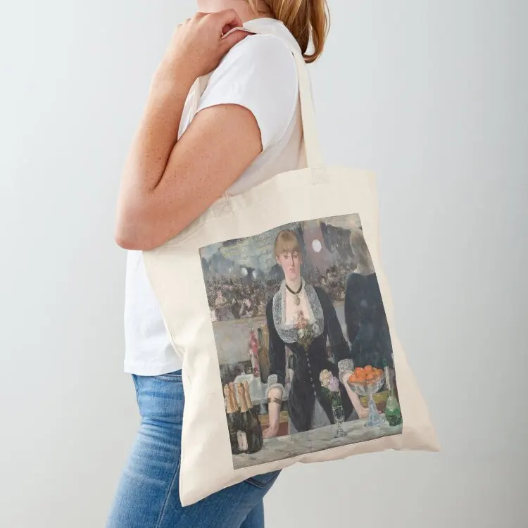 Edouard Manet - A Bar At The Folies-Bergere Tote Bag tote bags cloth bags Women's handbag Shopper bag
Edouard Manet - A Bar At The Folies-Bergere Tote Bag tote bags cloth bags Women's handbag Shopper bag