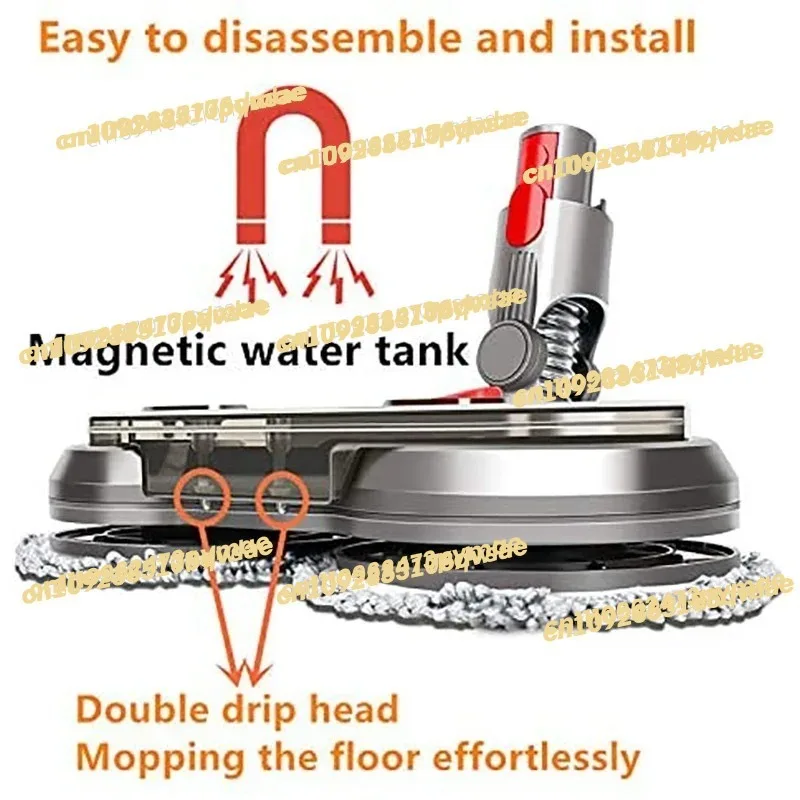 For V7 V8 V10 V11 V15 Electric Cleaning Mop Head Cordless Vacuum Cleaner Wet & Dry Mop Cleaning Head with Water Tank
For V7 V8 V10 V11 V15 Electric Cleaning Mop Head Cordless Vacuum Cleaner Wet & Dry Mop Cleaning Head with Water Tank