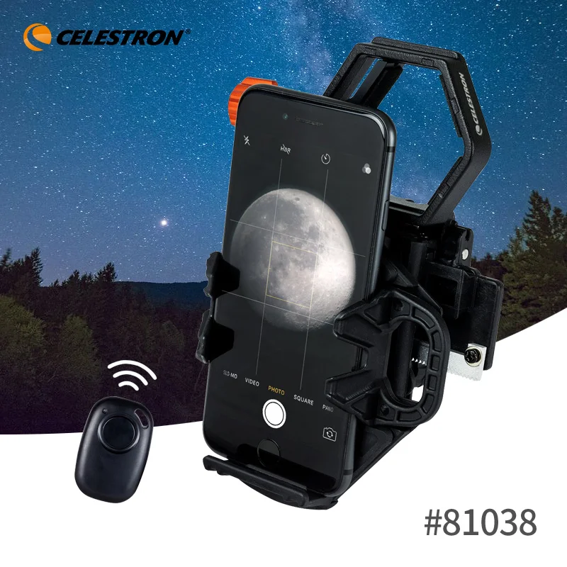 Набор Celestron NexGo DX, универсальный адаптер для смартфона, крепление для мобильного телефона для астрономического телескопа с Bluetooth-затвором
Набор Celestron NexGo DX, универсальный адаптер для смартфона, крепление для мобильного телефона для астрономического телескопа с Bluetooth-затвором