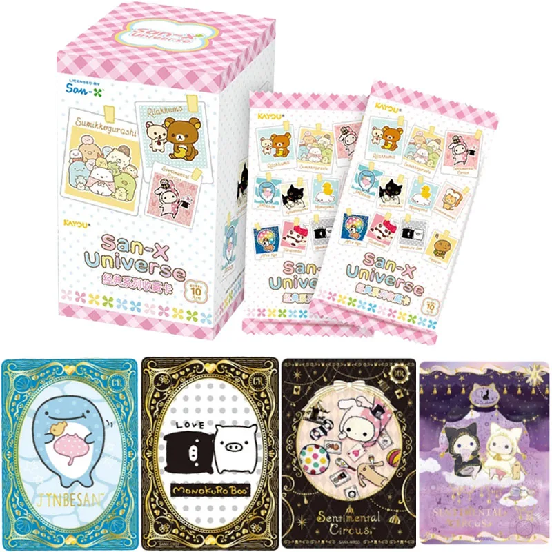 Genuine KAYOU SAN-XUNIVERSE Card Classic Series Sanrio All-Star Lineup Shining CR Rilakkuma Cute Animation Collection Cards Toys
Genuine KAYOU SAN-XUNIVERSE Card Classic Series Sanrio All-Star Lineup Shining CR Rilakkuma Cute Animation Collection Cards Toys