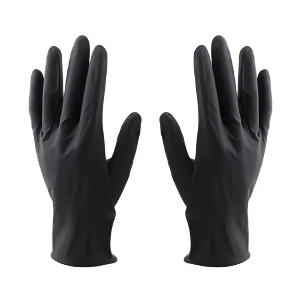 10Pcs Hair Salon Laboratory Gloves Reusable Latex Gloves Salon Hair Color Dye Gloves Medium Size (Black)
10Pcs Hair Salon Laboratory Gloves Reusable Latex Gloves Salon Hair Color Dye Gloves Medium Size (Black)