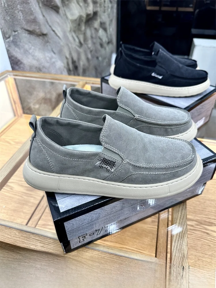 Men's Summer Fashionable Casual Canvas Shoes Easy to Wear Outdoor Breathable Low Top round Toe Lightweight Sporty Flat Heel
Men's Summer Fashionable Casual Canvas Shoes Easy to Wear Outdoor Breathable Low Top round Toe Lightweight Sporty Flat Heel