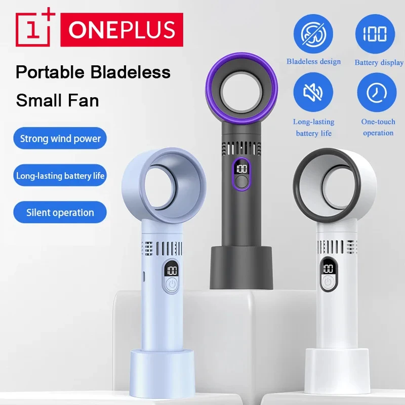 Безлопастной вентилятор OnePlus, интеллектуальный цифровой дисплей, высокоскоростной безлопастной портативный USB-зарядка, настольный маленький вентилятор с высокой мощностью ветра
Безлопастной вентилятор OnePlus, интеллектуальный цифровой дисплей, высокоскоростной безлопастной портативный USB-зарядка, настольный маленький вентилятор с высокой мощностью ветра 