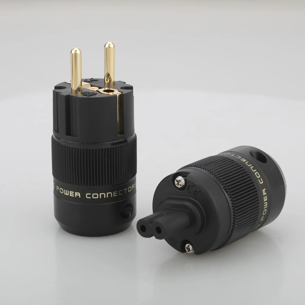 Audiocrast Schuko Mains Power Plug Firgure 8 C7 IEC Female Plug 24K Gold Plated DIY Mains Power Cable
Audiocrast Schuko Mains Power Plug Firgure 8 C7 IEC Female Plug 24K Gold Plated DIY Mains Power Cable