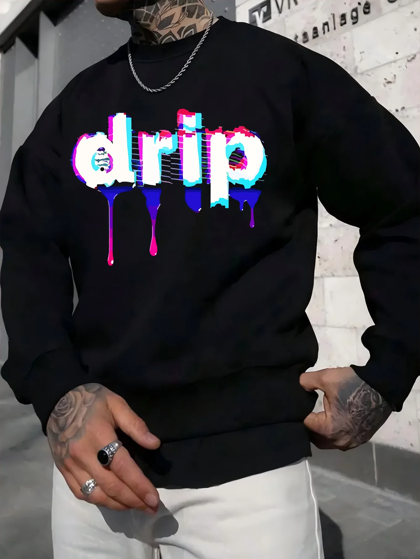 Graffiti Letter Graphic Printing Autumn and Winter Men's and Women's Sweatshirts Casual Loose Outdoor Street Sports Training
Graffiti Letter Graphic Printing Autumn and Winter Men's and Women's Sweatshirts Casual Loose Outdoor Street Sports Training