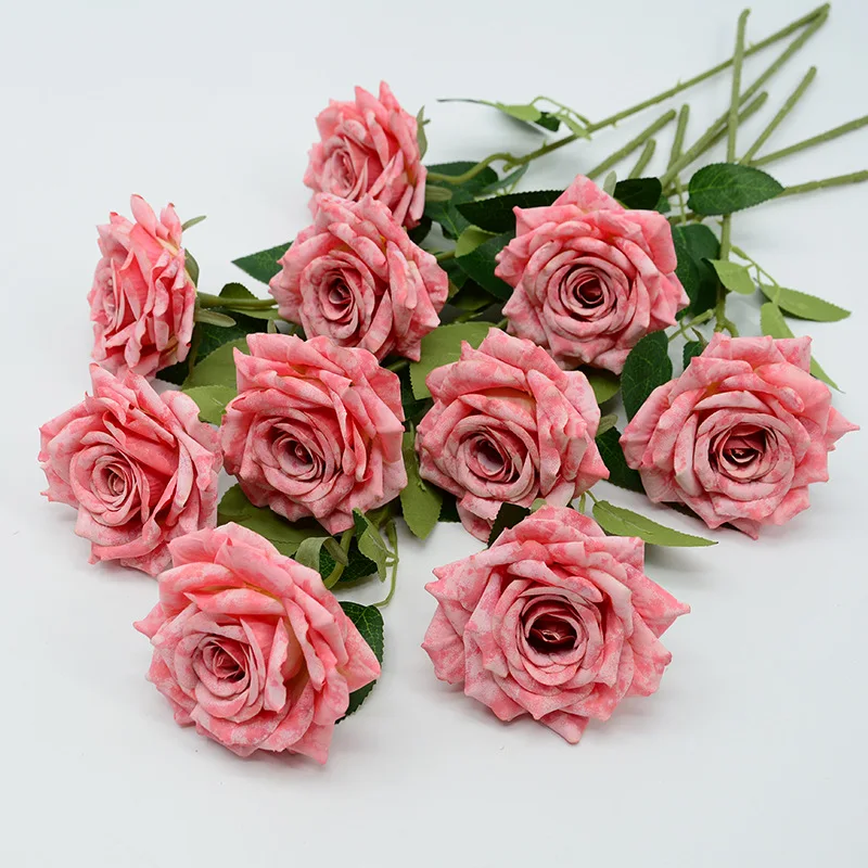 10pcs European Snow Rose Artificial Flowers Rustic Outdoor Photography Prop Wedding Floor Arrangement Home Garden Decor
10pcs European Snow Rose Artificial Flowers Rustic Outdoor Photography Prop Wedding Floor Arrangement Home Garden Decor