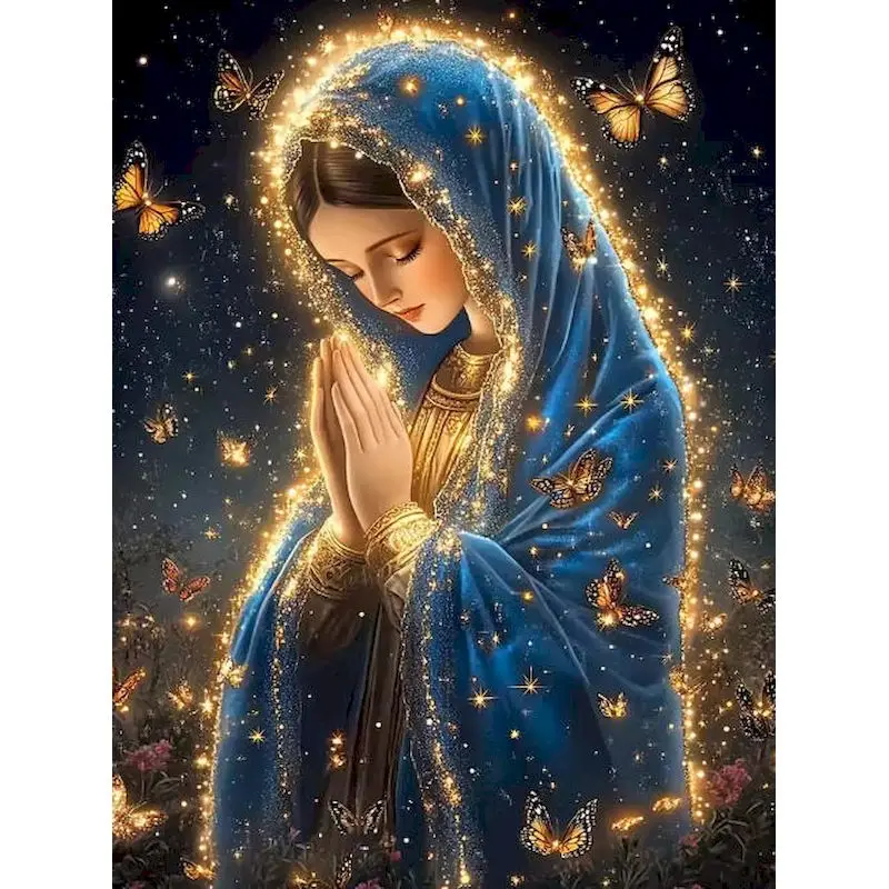 GATYZTORY Religion Diamond Painting Portrait Christian Diamond Mosaic Virgin Mary Embroidery Complete Kit Home Decoration
GATYZTORY Religion Diamond Painting Portrait Christian Diamond Mosaic Virgin Mary Embroidery Complete Kit Home Decoration