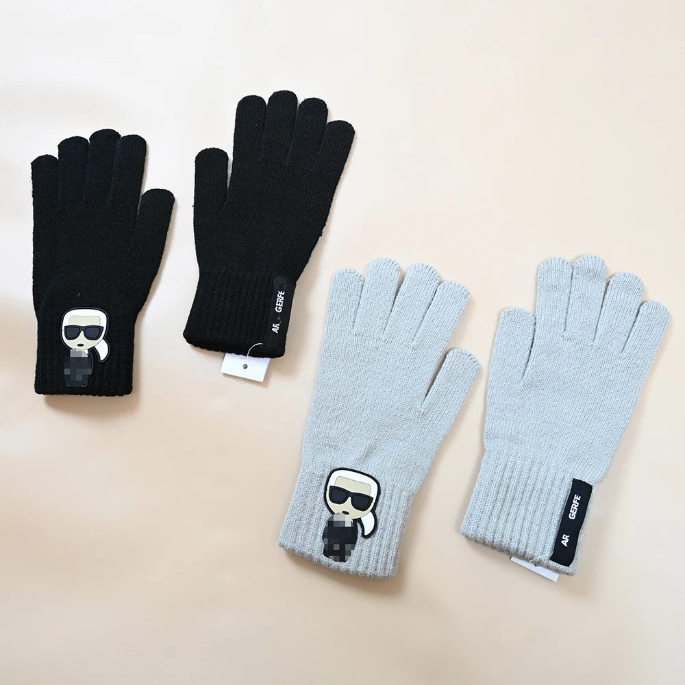 Thick Knitted Soft Silicone Cartoon Patterned Warm Fingered Gloves Tagkita Brand Winter Fashion Accessories Hand Protection
Thick Knitted Soft Silicone Cartoon Patterned Warm Fingered Gloves Tagkita Brand Winter Fashion Accessories Hand Protection