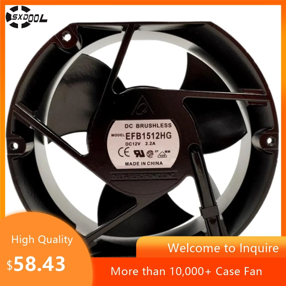 Вентилятор осевой полукруглый Delta EFB1512HG 12В 2.2А 17см для промышленного и энергетического оборудования
Вентилятор осевой полукруглый Delta EFB1512HG 12В 2.2А 17см для промышленного и энергетического оборудования