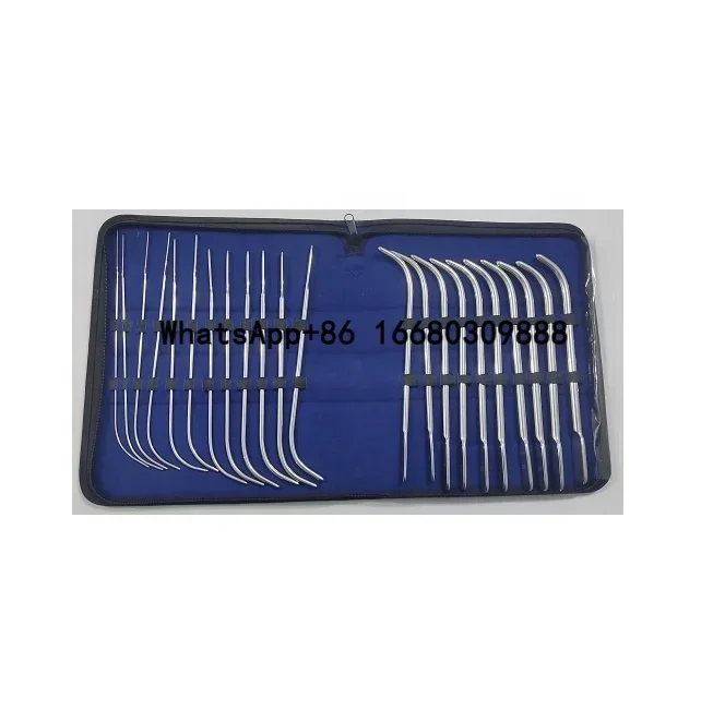Stainless steel Urethral Dilators set high quality medical grade stainless steel surgical instruments
Stainless steel Urethral Dilators set high quality medical grade stainless steel surgical instruments