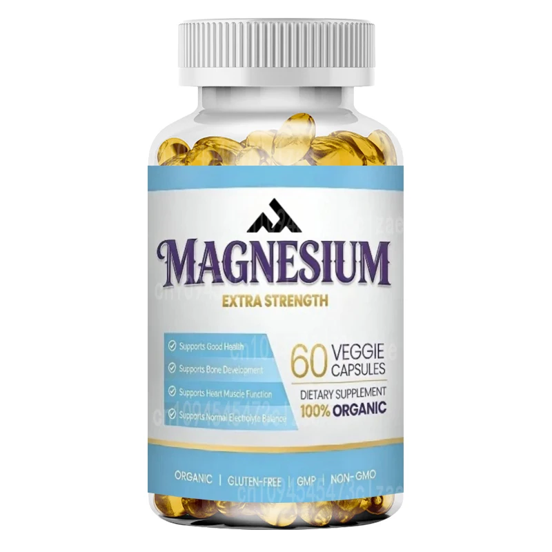 Magnesium Supplement -600mg Magnesium Glycinate Supports Bone and Muscle Health with 60 Capsules
Magnesium Supplement -600mg Magnesium Glycinate Supports Bone and Muscle Health with 60 Capsules
