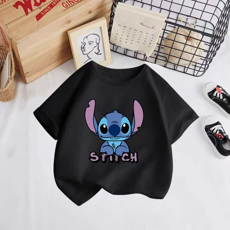 Stitch 2024 Summer T-shirt boy Girls Kids Clothing Girls Clothing Tops Short sleeves Sports Fashion Short sleeves ages 3-14
Stitch 2024 Summer T-shirt boy Girls Kids Clothing Girls Clothing Tops Short sleeves Sports Fashion Short sleeves ages 3-14
