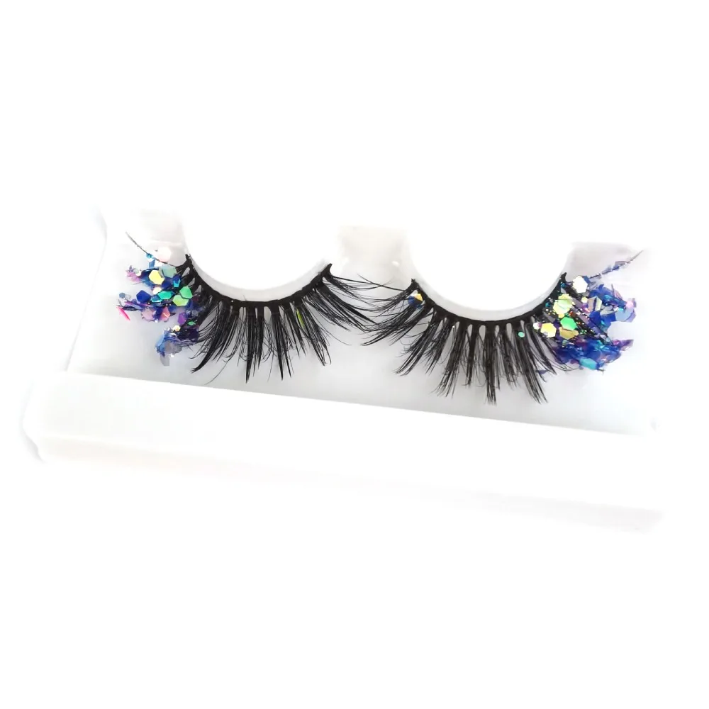 INS Makeup Glitter False Eyelashes Fluffy Sequin Lashes Extension Colorful Shiny Luminous False Eyelashes Party
INS Makeup Glitter False Eyelashes Fluffy Sequin Lashes Extension Colorful Shiny Luminous False Eyelashes Party