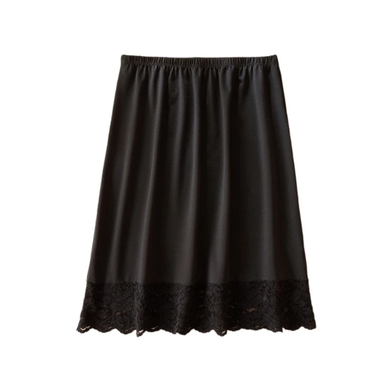 Women Knee Length Underskirt Under Dress Invisible Half Slip Lace Trim Petticoat 066C
Women Knee Length Underskirt Under Dress Invisible Half Slip Lace Trim Petticoat 066C
