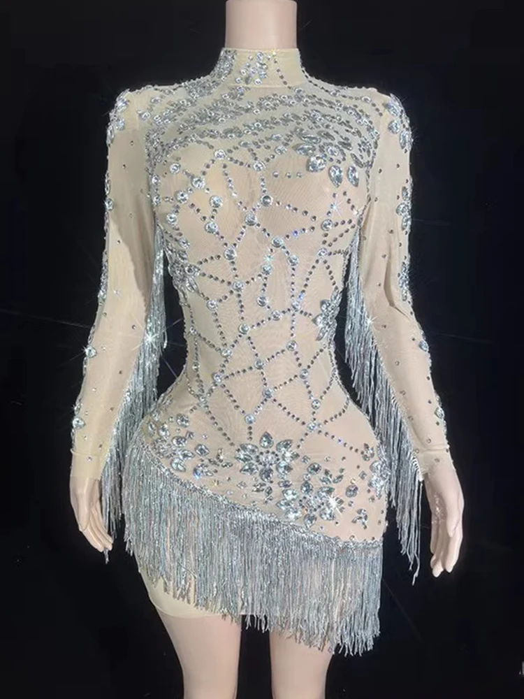 High Quality Rhinestone Tassel Elastic Irregular Wrap Skirt 2025 New Fashionable Women'S Clothing
High Quality Rhinestone Tassel Elastic Irregular Wrap Skirt 2025 New Fashionable Women'S Clothing