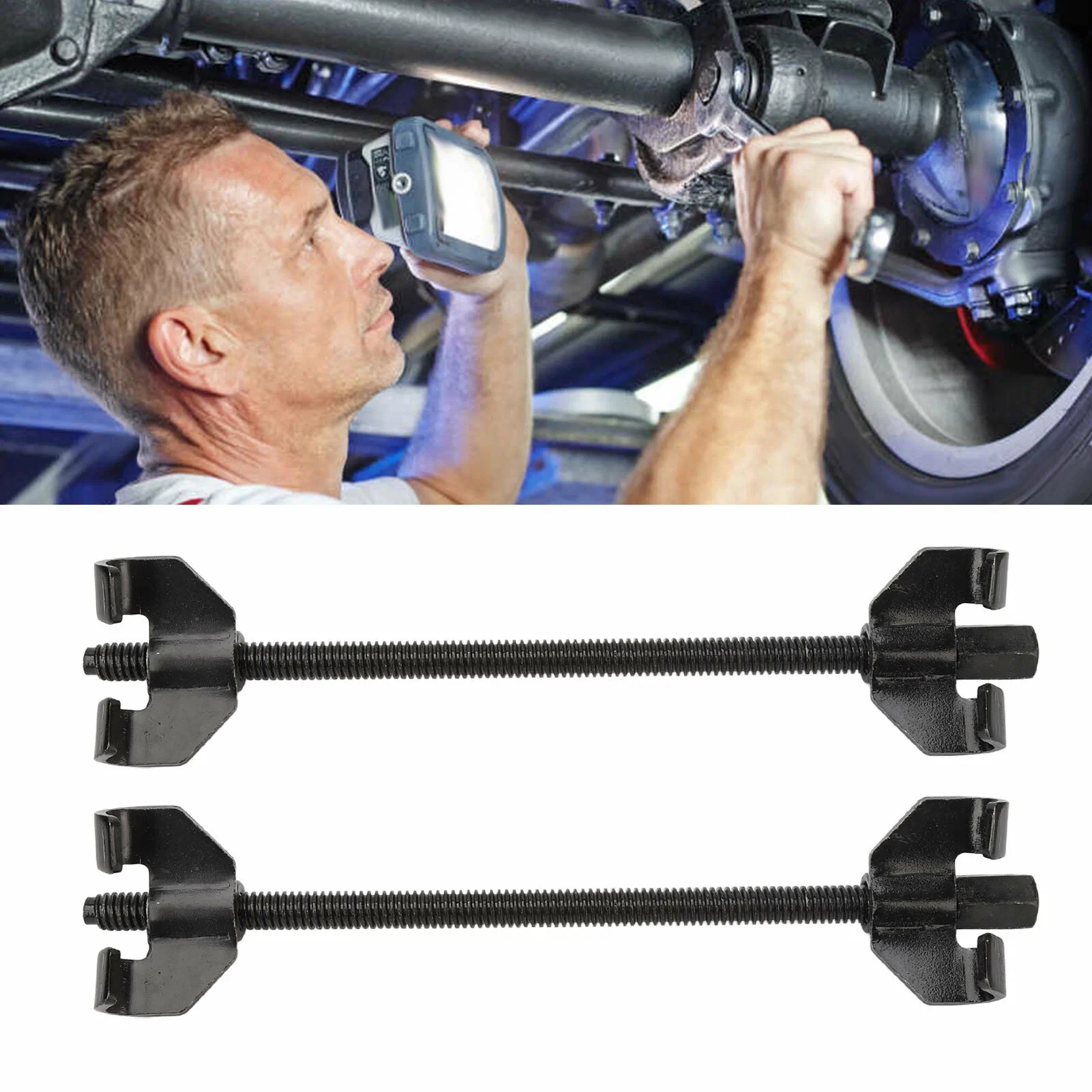 For Vehicle Auto Car Repair Tools 27/37cm Drop Forged High Carbon Steel Coil Spring Compressor Strut Remover Installer Tool Kit
For Vehicle Auto Car Repair Tools 27/37cm Drop Forged High Carbon Steel Coil Spring Compressor Strut Remover Installer Tool Kit