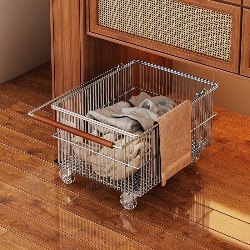Dirty clothes basket under bathroom cabinet with handle Dirty clothes storage basket under washstand Low
Dirty clothes basket under bathroom cabinet with handle Dirty clothes storage basket under washstand Low