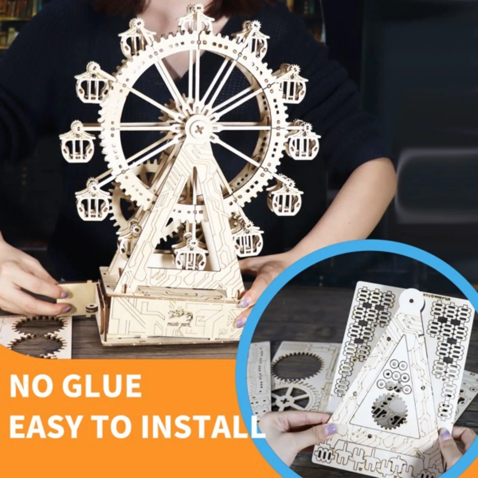 3d Wooden Puzzle Gear Ferris Wheel Music Box You Are My Sunshine Handmade Assembly Model Kit Holidays Brthdays Christmas Gifts
3d Wooden Puzzle Gear Ferris Wheel Music Box You Are My Sunshine Handmade Assembly Model Kit Holidays Brthdays Christmas Gifts