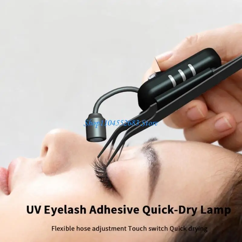 Y6GD Adjustable Gooseneck Curing Light Quick Drying Professional Eyelash Tool Set