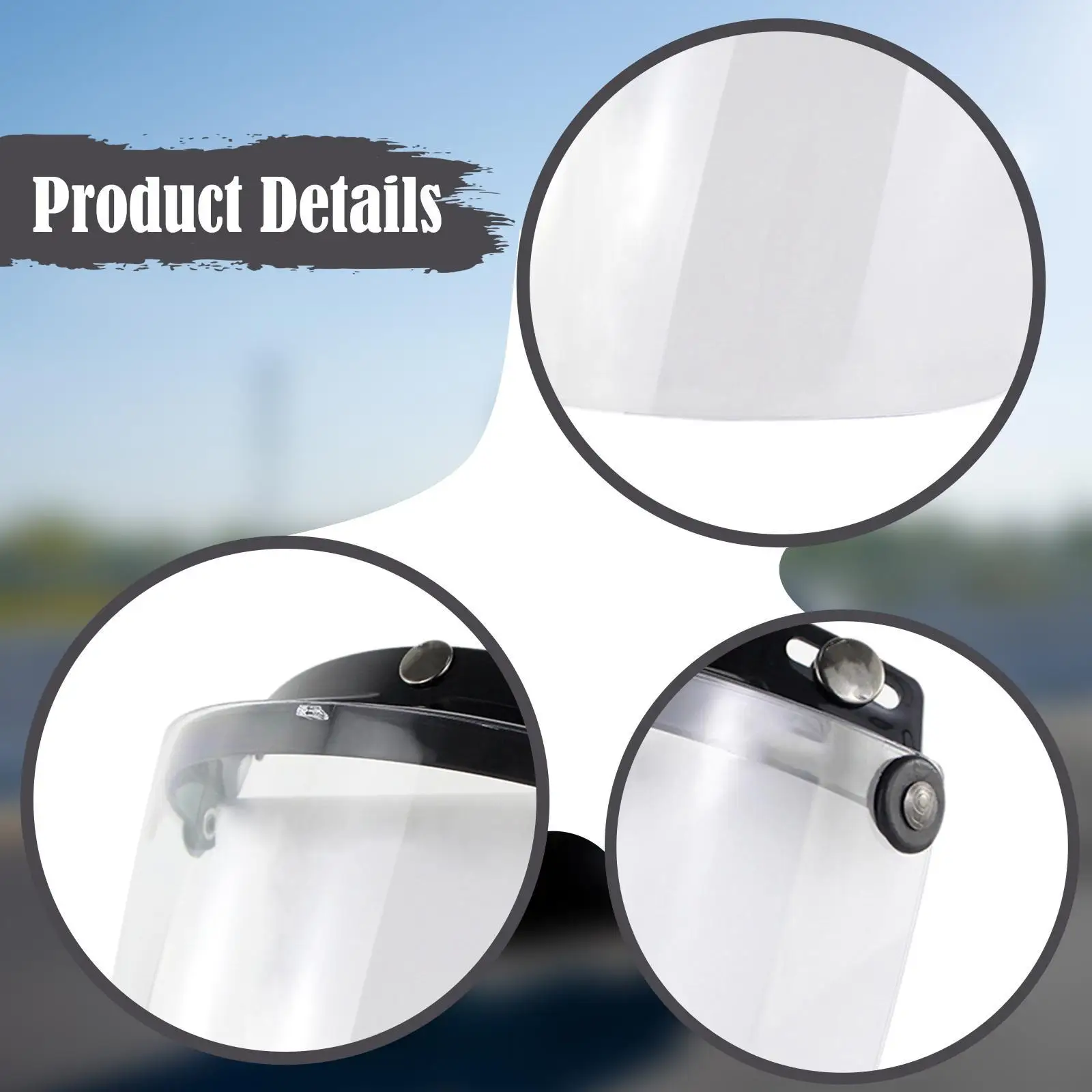 Retro Helmet Lens Visor Sunshade Replacement Lightweight PC Shield Outdoor Motorcycle Helmet Accessory
Retro Helmet Lens Visor Sunshade Replacement Lightweight PC Shield Outdoor Motorcycle Helmet Accessory