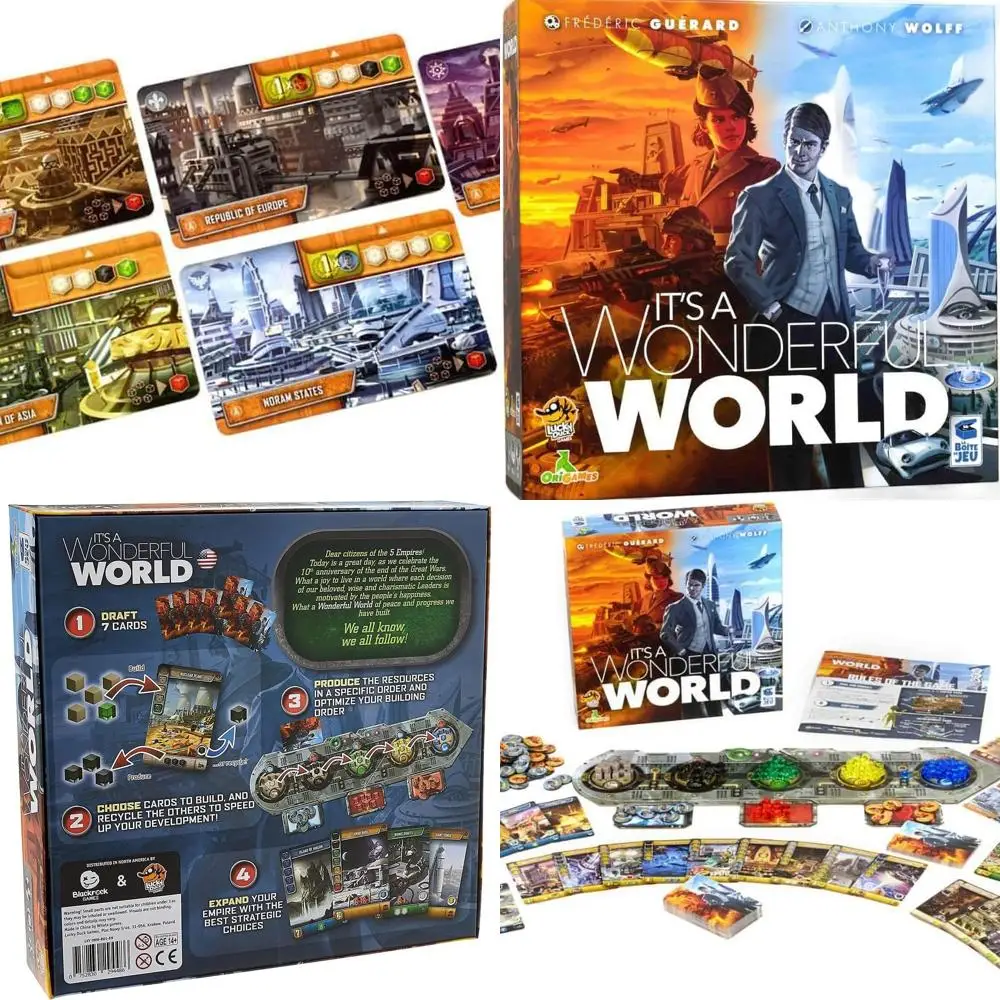 Strategic Empire-Building Card Game: Ages 14+, 1-5 Players, 30-60 Mins, by Lucky Duck Games
Strategic Empire-Building Card Game: Ages 14+, 1-5 Players, 30-60 Mins, by Lucky Duck Games