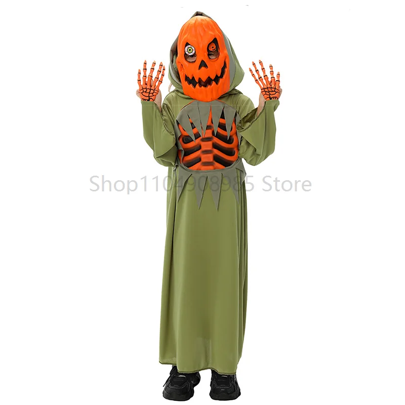 Cosplay Boys Girls Scary Evil Fancy Dress Up Children Pumpkin Skeleton Heart Pumping blood Party Costume
Cosplay Boys Girls Scary Evil Fancy Dress Up Children Pumpkin Skeleton Heart Pumping blood Party Costume