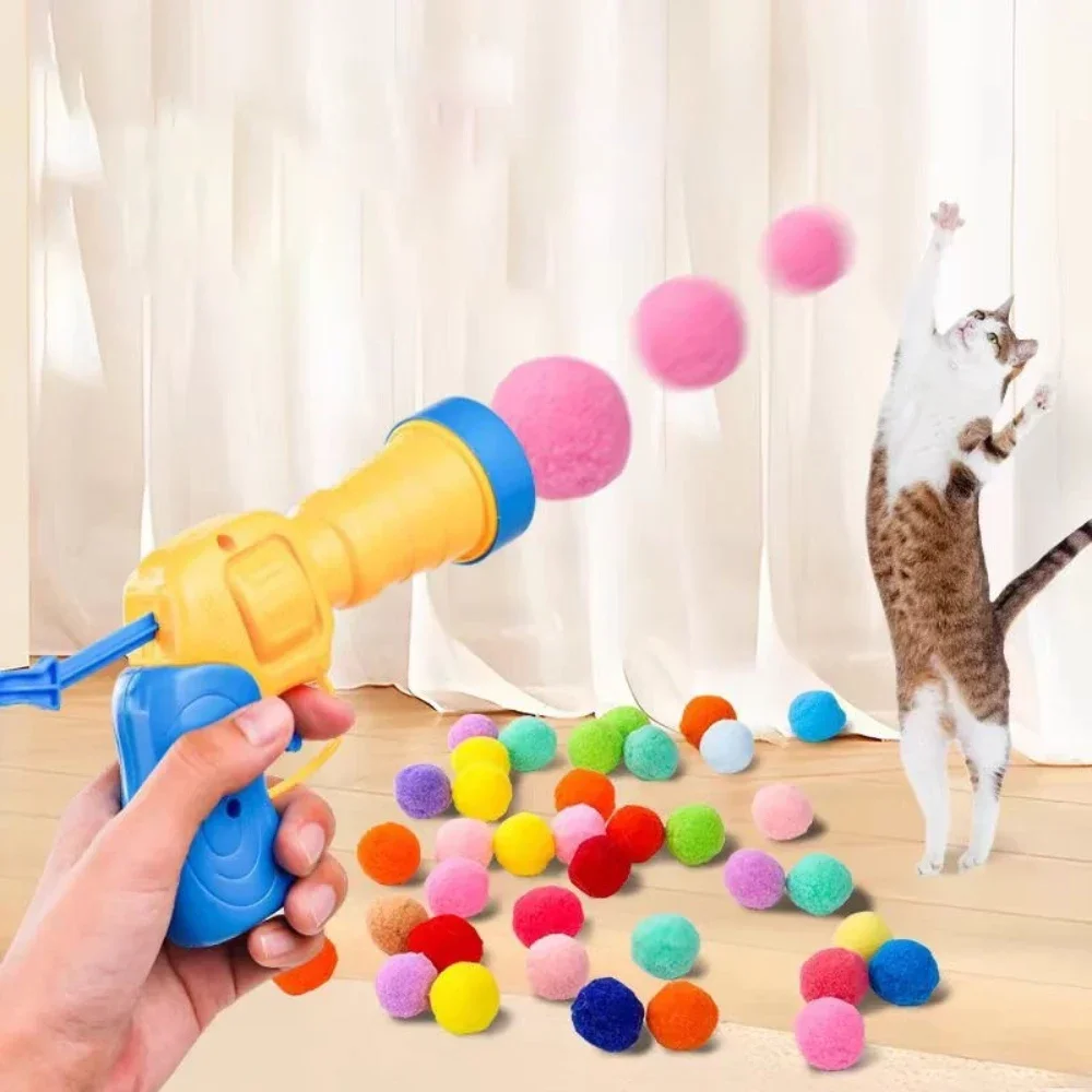 Cat Interactive Toy Plush Ball Launcher Toy for Cat Mini Shooting Games Props Kitten Chase Stretch Plush Ball Toys Pet Supplies
Cat Interactive Toy Plush Ball Launcher Toy for Cat Mini Shooting Games Props Kitten Chase Stretch Plush Ball Toys Pet Supplies