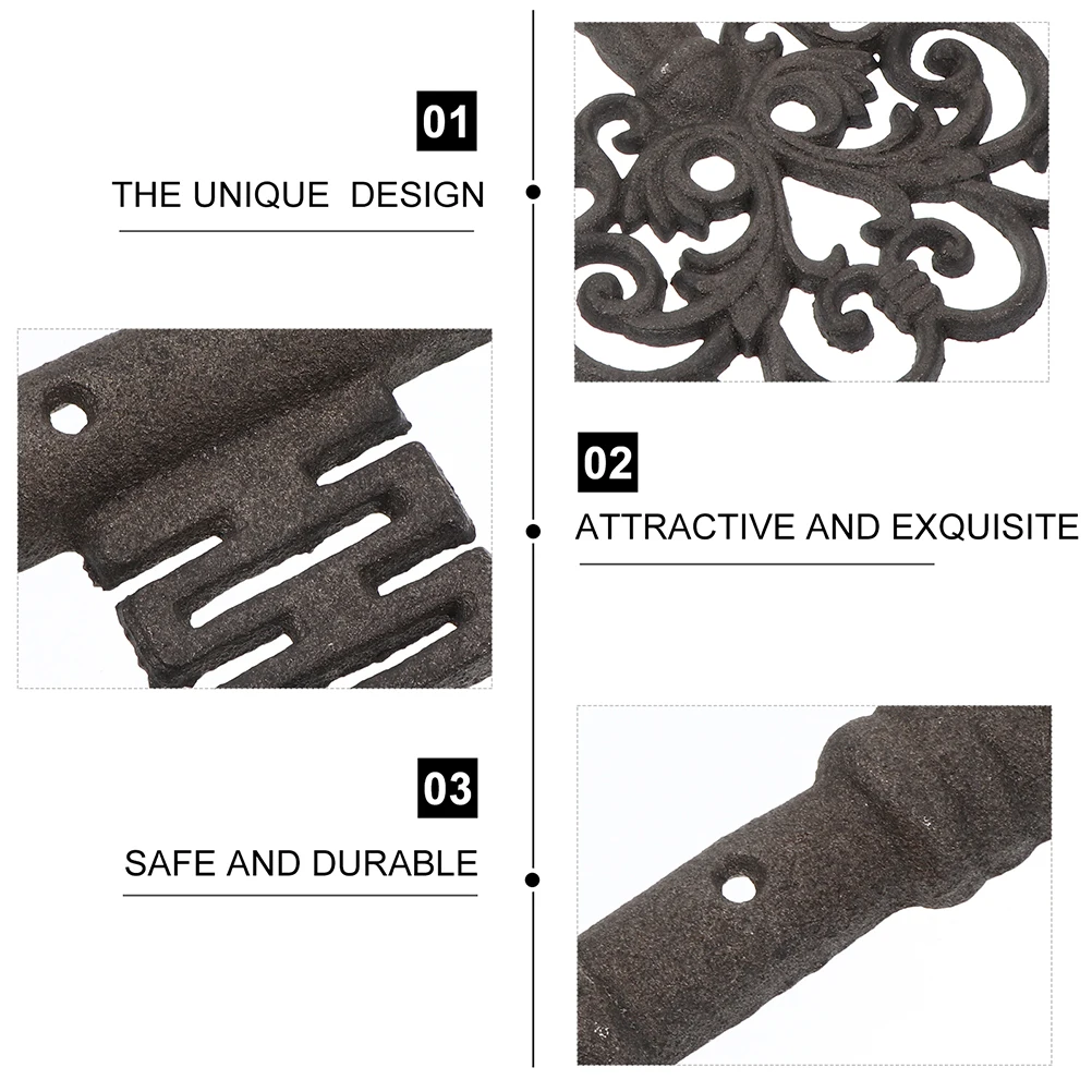 2 Pcs Cast Iron Accessories Vintage naments Gothic Wall Decor Farmhouse Retro Home art crafts
2 Pcs Cast Iron Accessories Vintage naments Gothic Wall Decor Farmhouse Retro Home art crafts